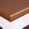 Bufet Westerland 5.2 , Inter Link, 90x45x190 cm, lemn, alb/maro sepia