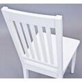 Set 2 scaune Westerland 7.1, Inter Link, 42x47x95 cm, lemn, alb