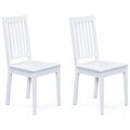 Set 2 scaune Westerland 7.1, Inter Link, 42x47x95 cm, lemn, alb