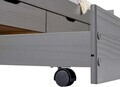Pat multifunctional pentru o persoana, 90x200 cm, Lena 10C, Inter Link, lemn, gri