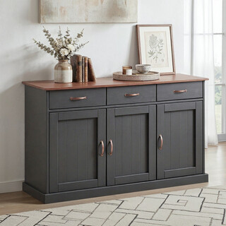 131x45x86 cm, Gri;Sepia, Comoda