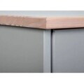 Comoda Luzerna 4.1, Inter Link, 131x45x86 cm, lemn, gri/sepia