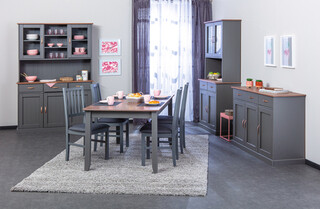 160x90x75 cm, Gri;Sepia, Masa