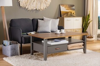 115x45x60 cm, Gri;Sepia, Masuta de cafea