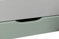 Pat multifunctional pentru camera copilului, 90x200 cm, Prati, Inter Link, lemn, gri/verde
