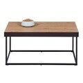 Masuta de cafea Passione, Inter Link, 90x55x40 cm, MDF, stejar