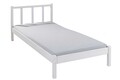 Pat pentru o persoana, 90x200 cm, Fredy, Inter Link, lemn, alb