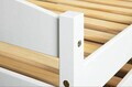 Pat multifunctional pentru o persoana, 90x200 cm, Vindas, Inter Link, lemn, alb