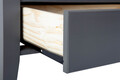 Masuta de cafea Provence 7, Inter Link, 115x60x45 cm, lemn/sticla securizata, gri