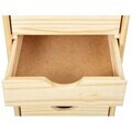 Comoda cu roti si 6 sertare Nils, Inter Link, 35x40x65 cm, lemn, natur