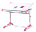 Birou pentru copii reglabil pe inaltime 2Colorido, Inter Link, 101x70.5x69.5-85 cm, metal/MDF, multicolor