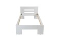 Pat pentru o persoana, 90x200 cm, Annik, Inter Link, lemn, alb