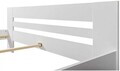 Pat dublu, 180x200 cm, Annik, Inter Link, lemn, alb