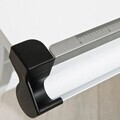 Birou reglabil pe inaltime Matts 3 In 1, Inter Link, 118x72.5x63-93 cm, MDF, alb