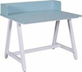 Birou pentru copii Emmelie, Inter Link, 80x60x85 cm, MDF, alb/albastru