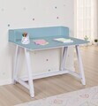 Birou pentru copii Emmelie, Inter Link, 80x60x85 cm, MDF, alb/albastru
