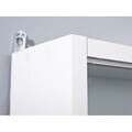 Raft de perete Compilati, Inter Link, 80x10x60 cm, lemn/sticla, alb