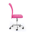 Scaun de birou pentru copii Bonnie, Inter Link, 43x42x88-98 cm, rotativ, metal/poliuretan, roz