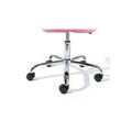 Scaun de birou pentru copii Bonnie, Inter Link, 43x42x88-98 cm, rotativ, metal/poliuretan, roz