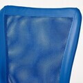 Scaun de birou pentru copii Bonnie, Inter Link, 43x42x88-98 cm, rotativ, metal/poliuretan, albastru