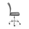 Scaun de birou pentru copii Bonnie, Inter Link, 43x42x88-98 cm, rotativ, metal/poliuretan, gri