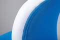 Scaun de birou pentru copii Jessi, Inter Link, 52x56x94-103.5 cm, rotativ, plastic/poliester, albastru/alb