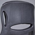Scaun de birou XL Tecwork, Inter Link, 68x68x114-122 cm, rotativ, metal/poliester, negru