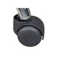 Scaun de birou Asra, Inter Link, 33x33x50-66 cm, rotativ, metal/piele ecologica, negru