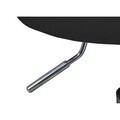 Scaun de birou Asra, Inter Link, 33x33x50-66 cm, rotativ, metal/piele ecologica, negru