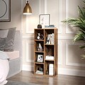 Biblioteca cu 6 compartimente, Vasagle, 50x24x106 cm, PAL, maro rustic