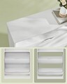 Pantofar cu 2 usi, Vasagle, 11-16 perechi pantofi, 80x24x102 cm, PAL/MDF, alb cloud