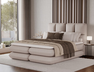 180x200 cm, Bej deschis