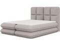 Pat tapitat cu lada depozitare, 180x200 cm, ELTAP, Tonila, lemn/poliester, bej