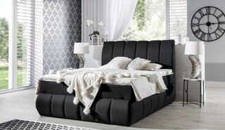 180x200 cm, Negru, Sawana 14