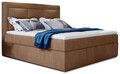 Pat tapitat cu lada depozitare, 160x200 cm, ELTAP, VIV-10-1.6, Vivre, lemn/poliester, maro deschis