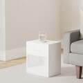 Set 2 noptiere, Vasagle, 39x28x41 cm, PAL/MDF, alb