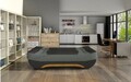 Canapea extensibila 3 locuri ELTAP, Ewa II, 189x90x88 cm, lemn/poliester, negru/gri