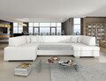 Coltar extensibil dreapta 6 locuri ELTAP, Hv09, Havana, 322x204x72 cm, lemn/poliester, alb