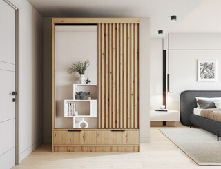 120x60x204 cm, Stejar