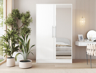 Alb, Dulap cu oglinda