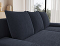 Coltar extensibil reversibil 3 locuri ELTAP, 06JAR, Gino, 201x143x90 cm, lemn/poliester, gri inchis