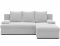 Coltar extensibil reversibil 3 locuri ELTAP, Gino, 201x143x90 cm, lemn/poliester, alb