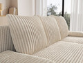 Coltar extensibil reversibil 3 locuri ELTAP, Gino, 201x143x90 cm, lemn/poliester, bej deschis