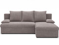Coltar extensibil reversibil 3 locuri ELTAP, 03MOD, Gino, 201x143x90 cm, lemn/poliester, gri