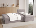 Coltar extensibil reversibil 3 locuri ELTAP, 03MOD, Gino, 201x143x90 cm, lemn/poliester, gri
