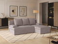 Coltar extensibil reversibil 3 locuri ELTAP, 03MOD, Gino, 201x143x90 cm, lemn/poliester, gri