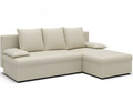 Coltar extensibil reversibil 3 locuri ELTAP, Gino, 201x143x90 cm, lemn/poliester, bej