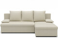 Coltar extensibil reversibil 3 locuri ELTAP, Gino, 201x143x90 cm, lemn/poliester, bej