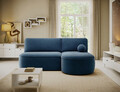 Coltar extensibil dreapta 3 locuri ELTAP, RT-40JAR, Livosa, 220x144x93 cm, lemn/poliester, albastru inchis