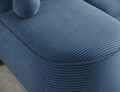 Coltar extensibil dreapta 3 locuri ELTAP, RT-40JAR, Livosa, 220x144x93 cm, lemn/poliester, albastru inchis